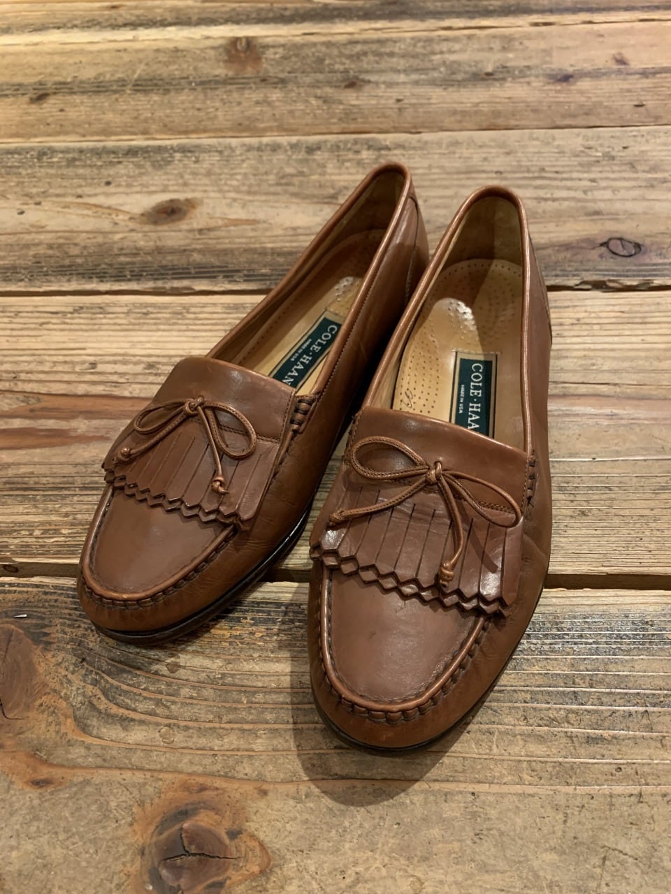 Leather Tassel Loafers "COLE-HAAN"