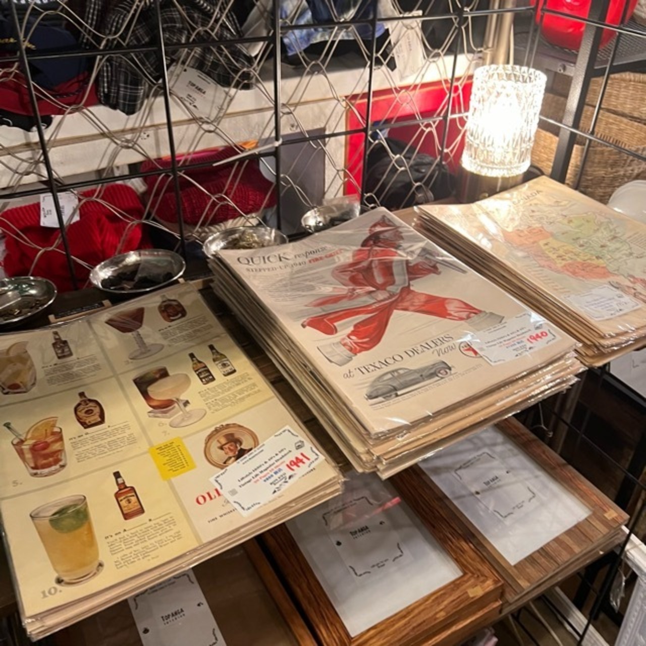 Vintage Life Magazine　Deadstock　20pages　10sheets　ヴィンテージライフマガジン　デットストック　10ページ分　1930　1940　1950　ランダム