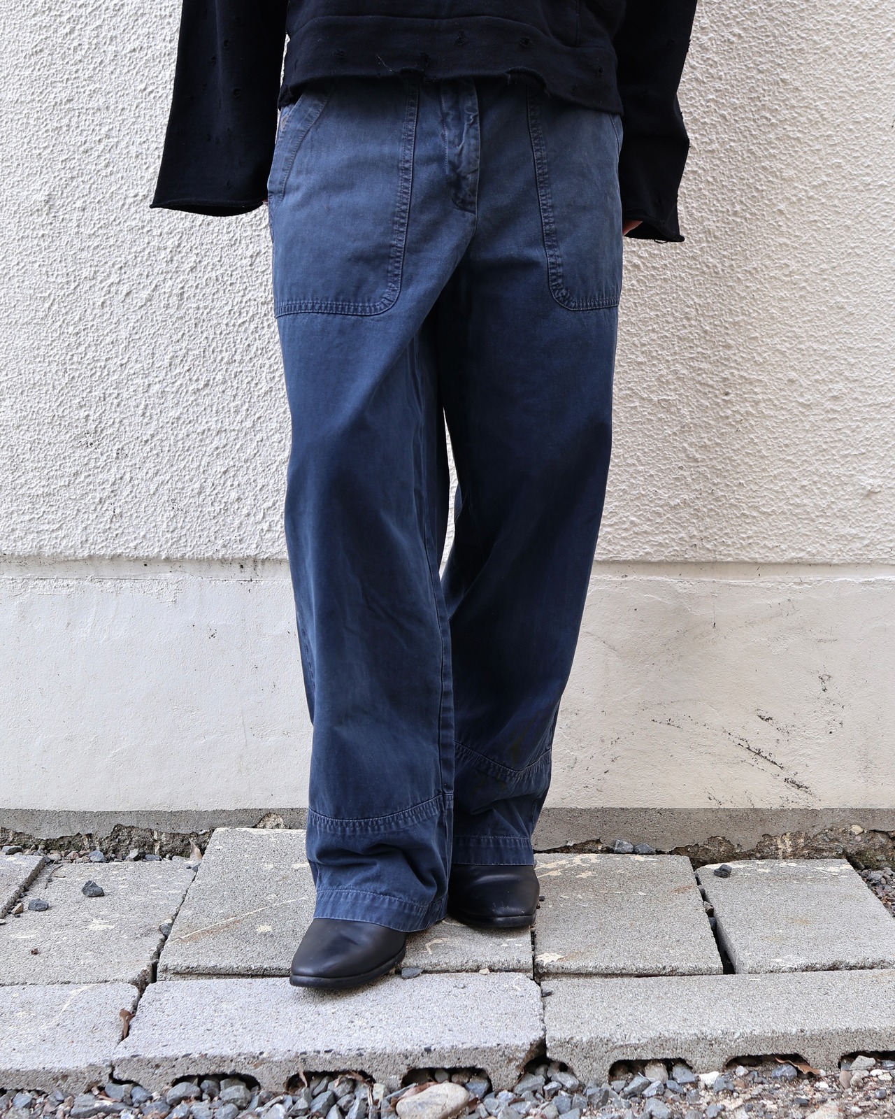 【DRIES VAN NOTEN】deformed work pants