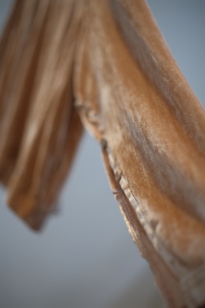 Velours  Short Cuffs Top / ORANGE