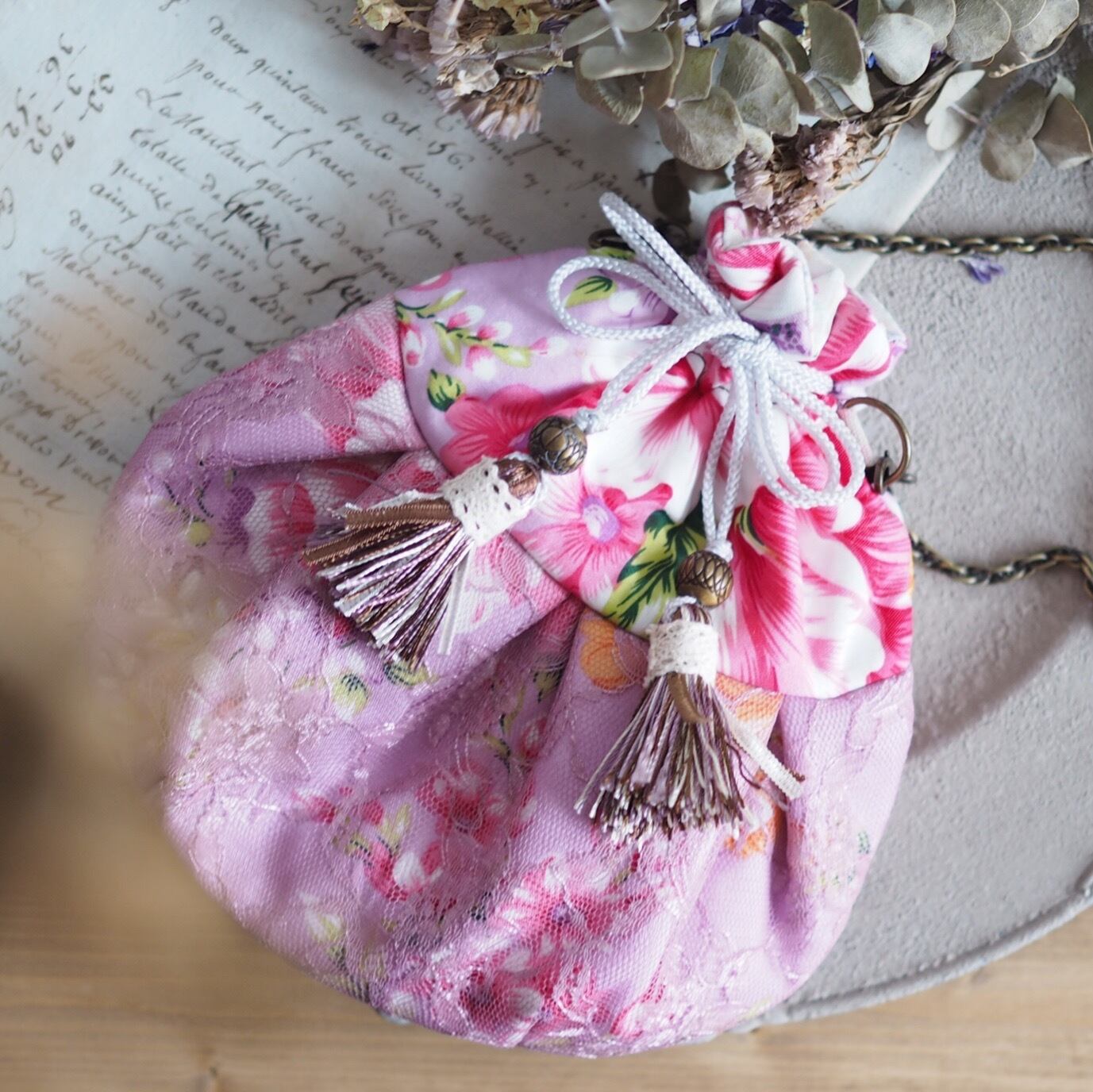 Kinchaku*mini №02(one of a kind)