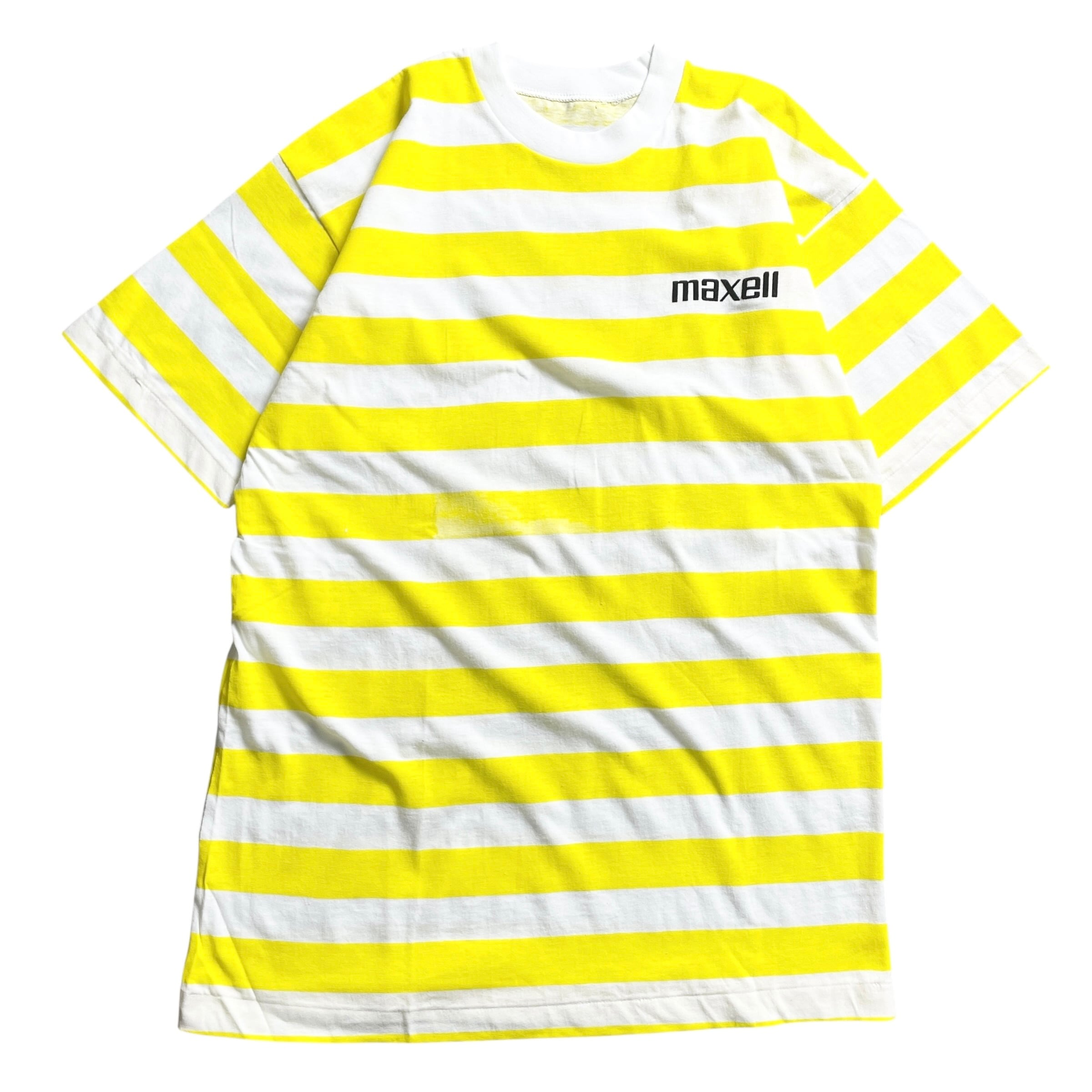 90s 当時物 maxell マクセル 企業 vintage T-shirt