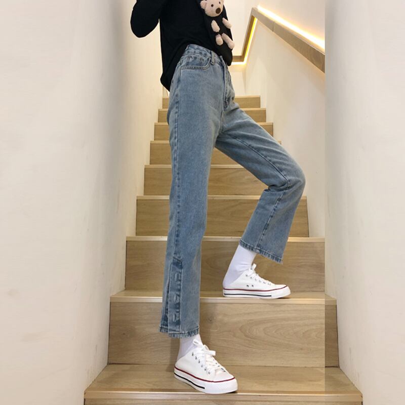 ウェストジーンズ スプリングオータムスタイルパンツ ルーズ 春物 秋物 試着室79181424099