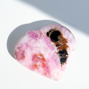 ピンクアラゴナイト ハート03◇Pink Aragonite◇天然石・鉱物・パワーストーン