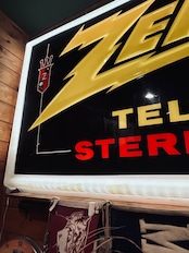 1960s ゼニス ヴィンテージ 電飾看板 ZENITH “RADIO TELEVISION STEREO HI-FI” Lighted Advertising Sign S-27