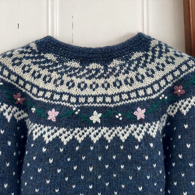 【LADIES】ORVIS wool knit size:L