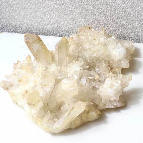 カンチェンジュンガ産ヒマラヤ水晶クラスター39（天然石 パワーストーン 原石）　0201000585 画像