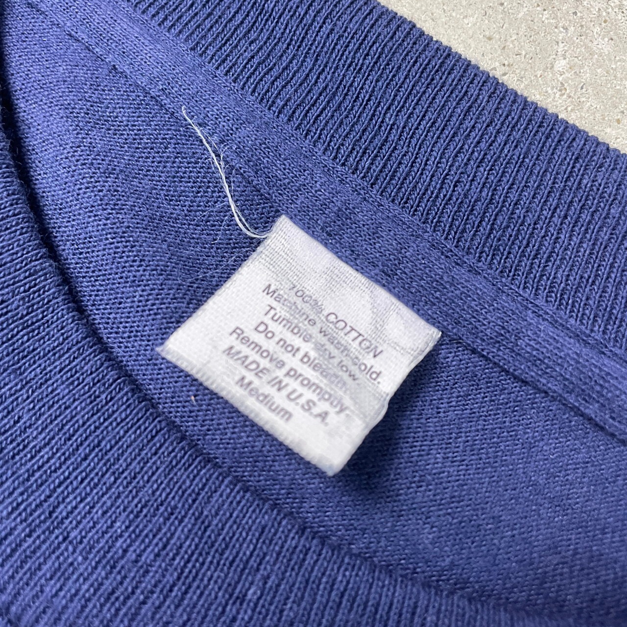 90年代 USA製 シングルステッチ 無地 ブランクTシャツ メンズM 古着 