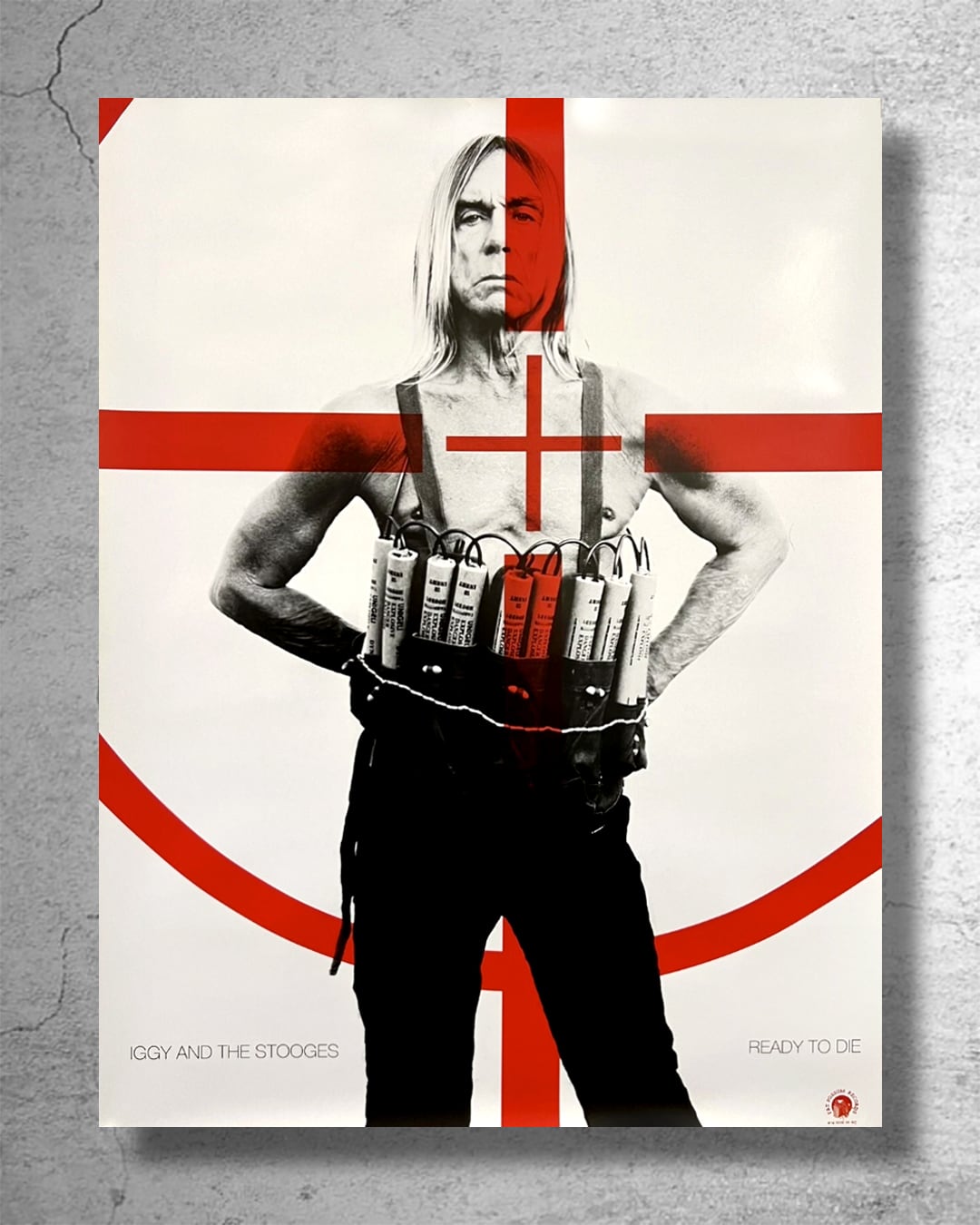 『イギー・ポップ&ザ・ストゥージズ/レディ・トゥ・ダイ』2013年イギリスでのリリース告知ポスター
