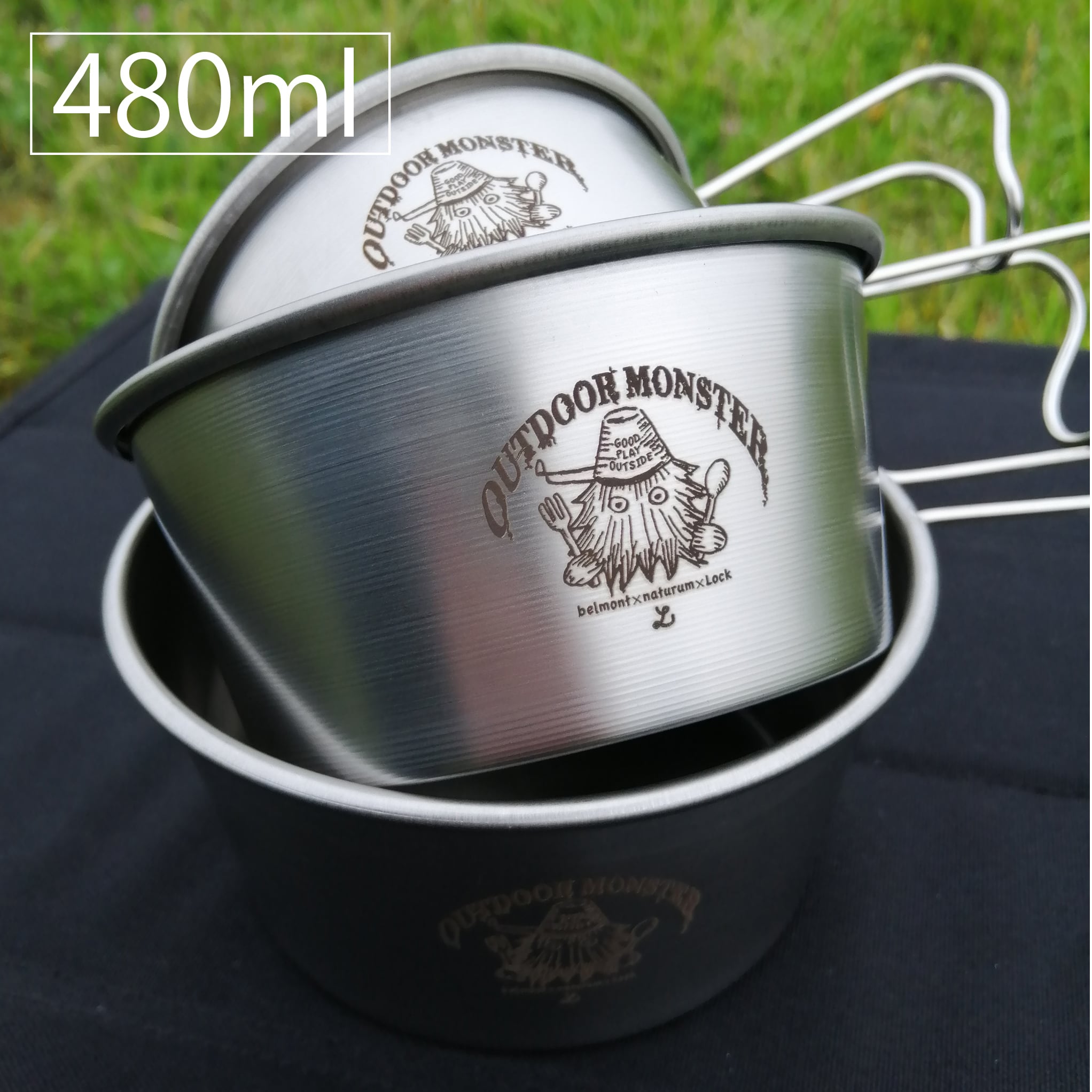 480ml」シェラカップ深型 | Lock 480ml」シェラカップ深型 | Lock