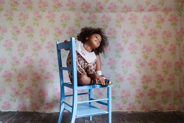 little cotton clothes/Ivy Romper - Marigold Floral