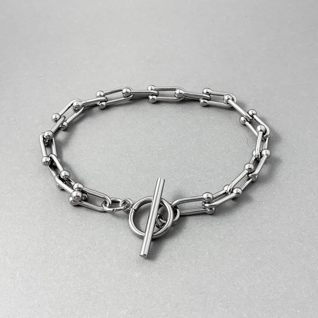 U chain bracelet Ⅱ #338 silver
