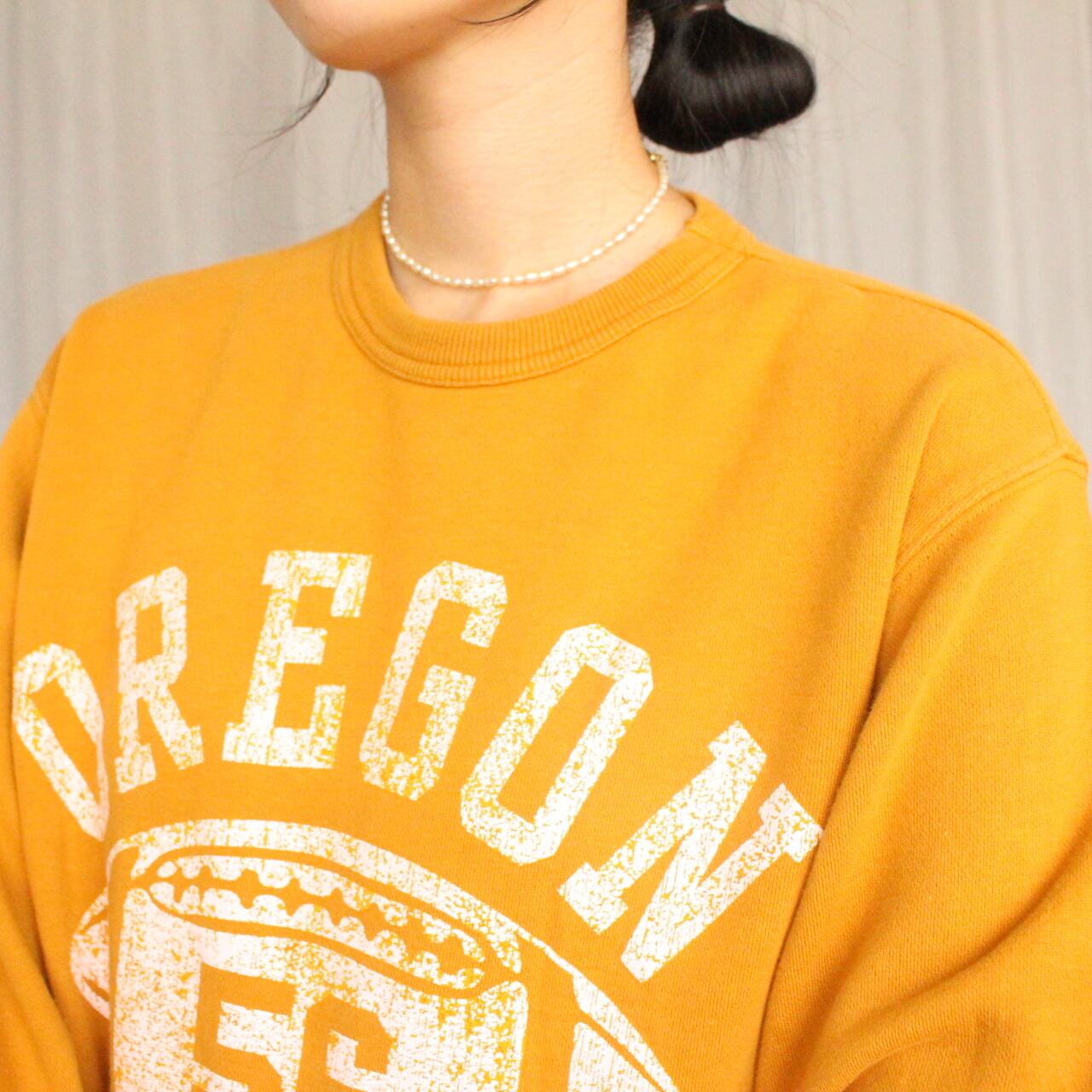 champion トレーナー メンズ マスタードイエロー【454】