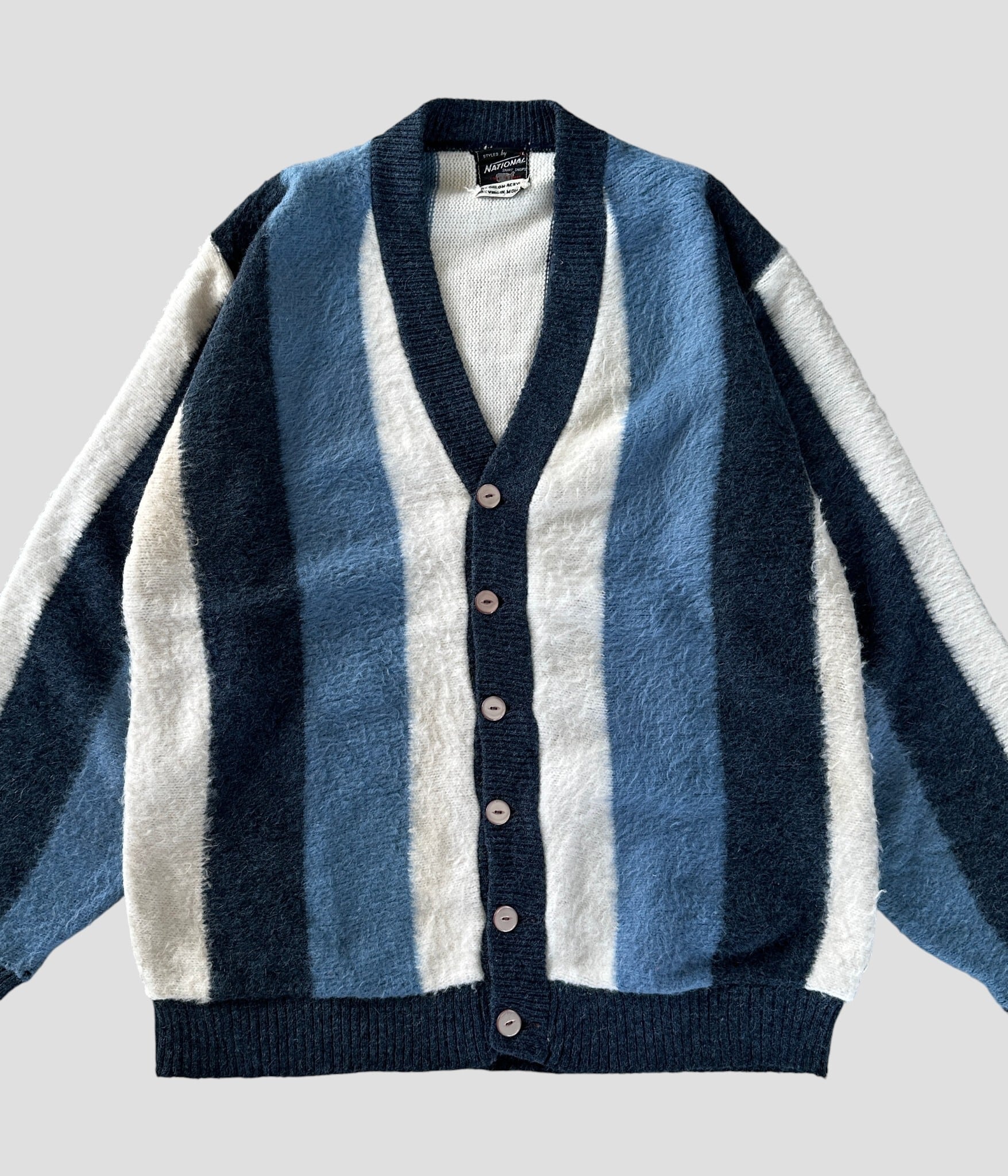 Nofibegian 60s vintageベージュモヘアカーディガン Lサイズ Nofibegian 60s vintageベージュモヘアカーディガン Lサイズ