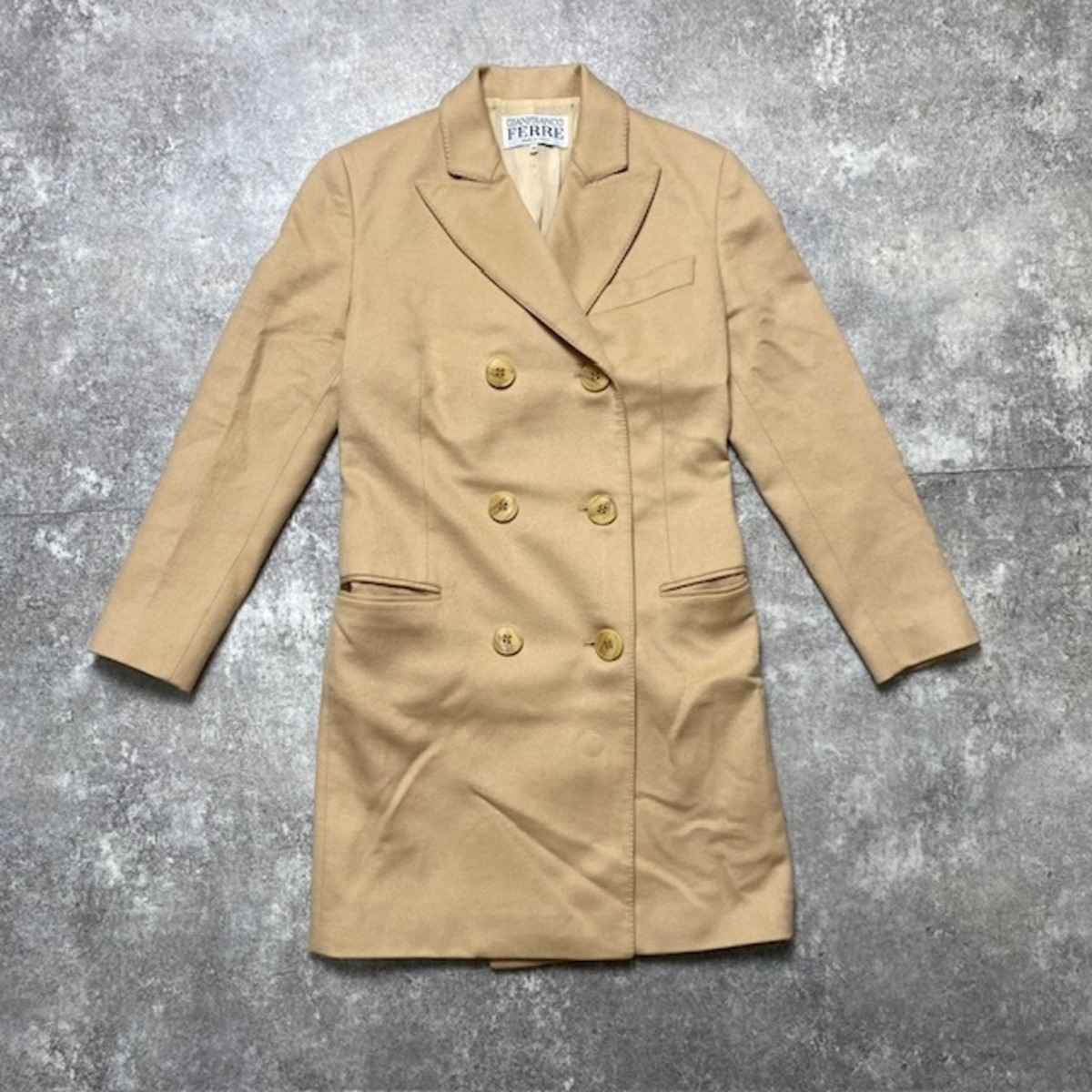 ジャンフランコフェレ カシミア ウール ジャケット イタリア製 