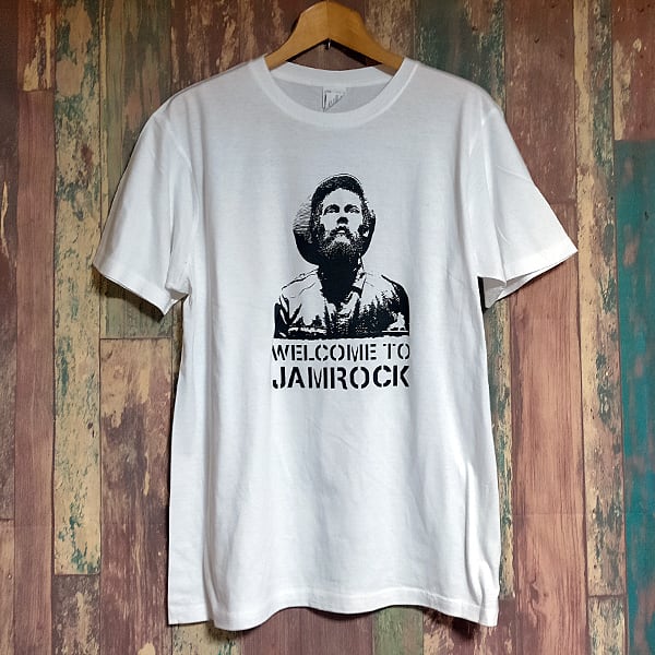 Damian Marley WELCOME TO JAMROCK 半袖白色 Tシャツ 選べる6サイズ S