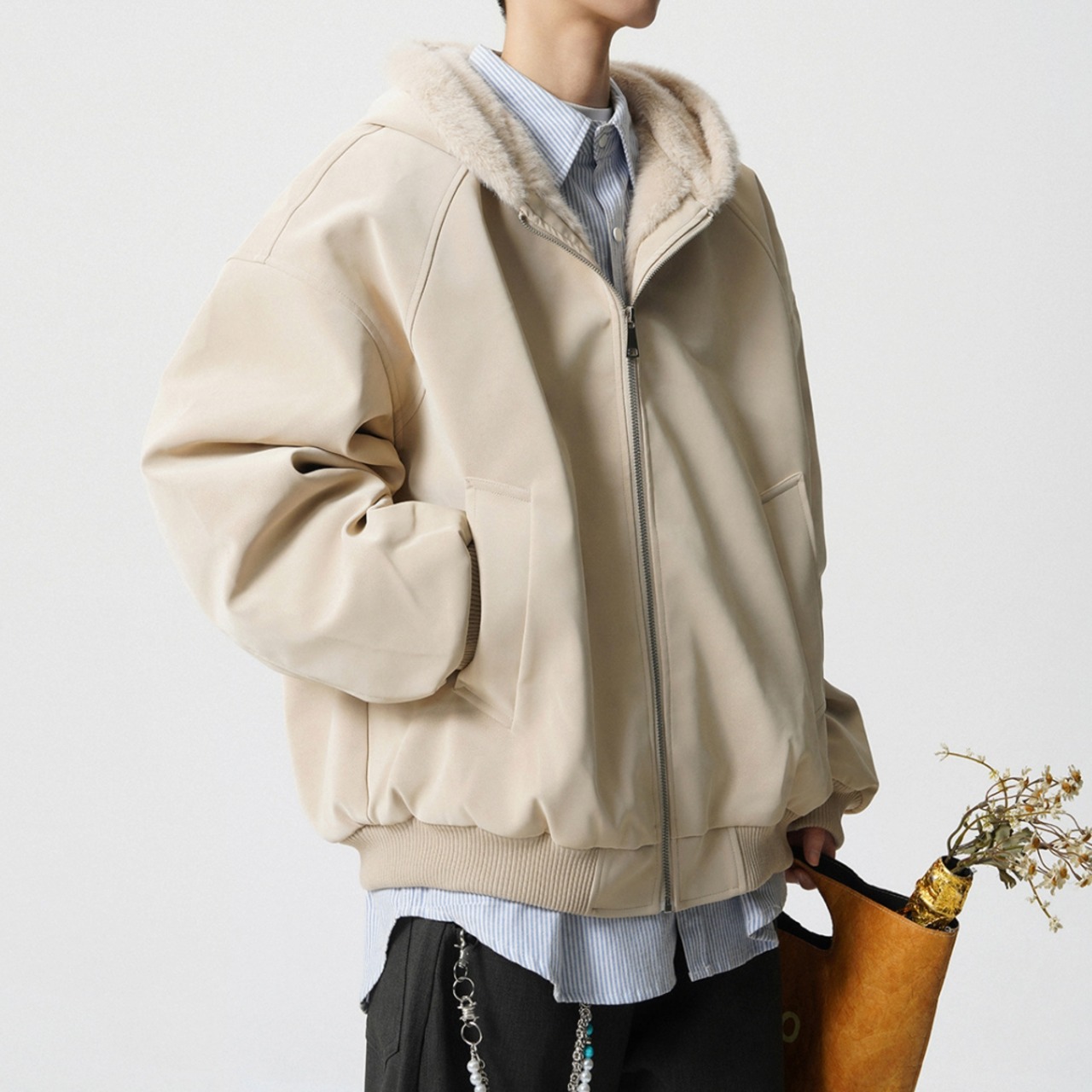 Loose Hooded Jacket / M–3XL　TB2639・画像13