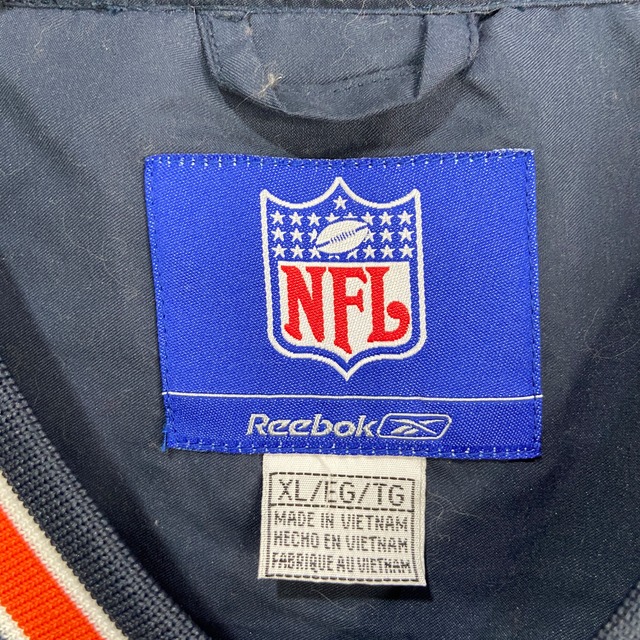 『送料無料』BEARS シカゴベアーズ　プルオーバージャケット　XL NFL リーボック