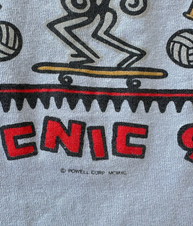 -POEWLL PERALTA- Vintage 90s M Print T-shirt