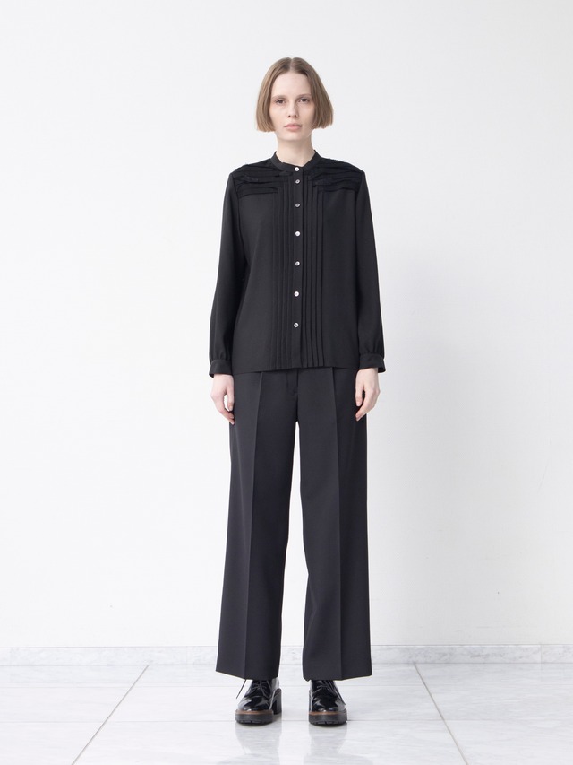 さざ波みたいなブラウス | CH-33133_BLACK