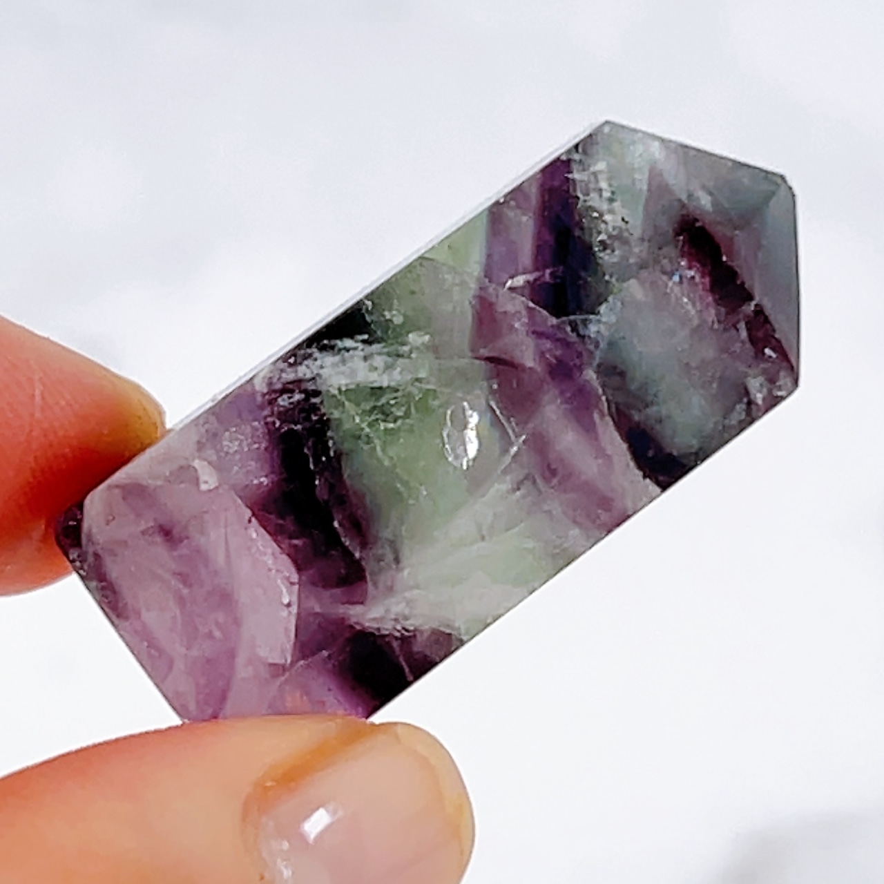 エンジェルフェザーフローライトミニタワー(グリーン&パープル)