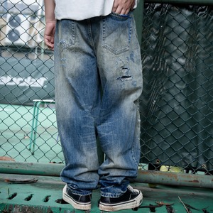 リメイクダメージ デニムパンツ N3399