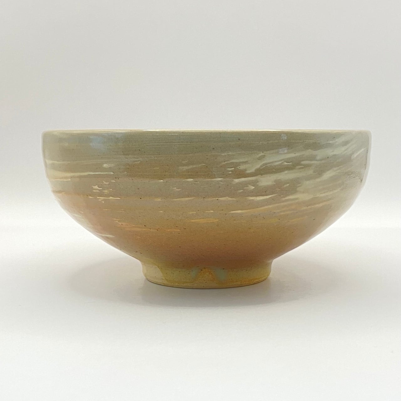 朝日窯 水草 平茶碗 新品】朝日焼 平茶碗 めだかの絵 朝日窯 共箱入 | 錦玉堂