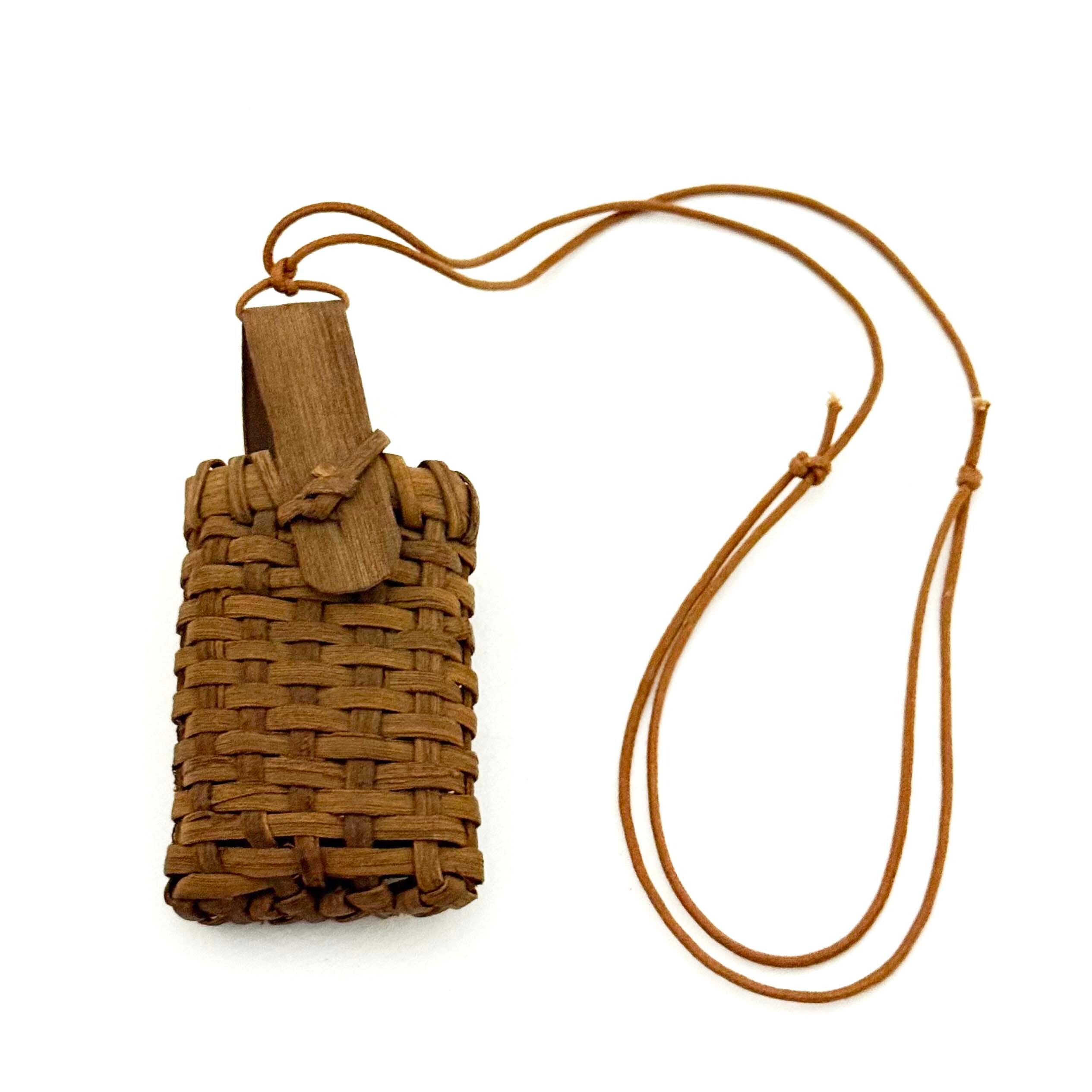 葡萄蔓こけしペンダント籠+阿部常吉こけし