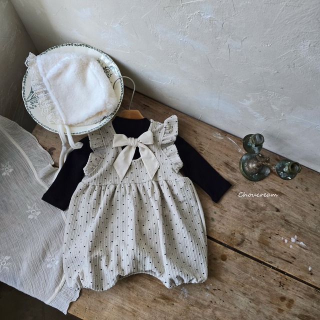 [ choucream ] dot smoke suit