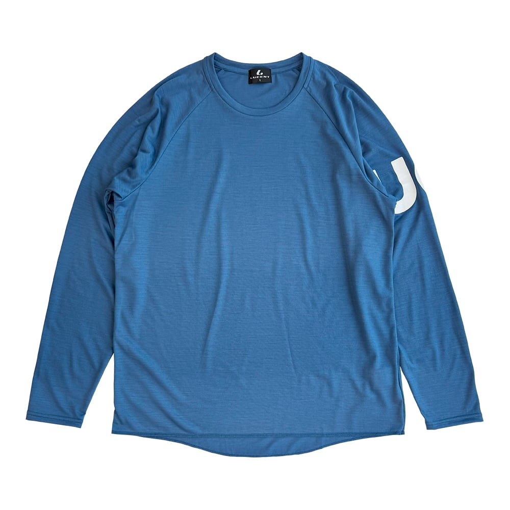 ウールロングTシャツ BL / UNISEX XLH3717