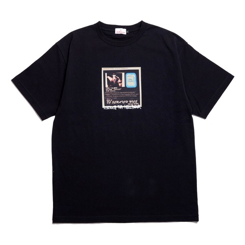 【HELLRAZOR】PROFILE SHIRT with Atomosphere Freestyle - ISSUGI & DJ SCRATCH NICE 1song data from profile mix cd(BLACK)〈国内送料無料〉