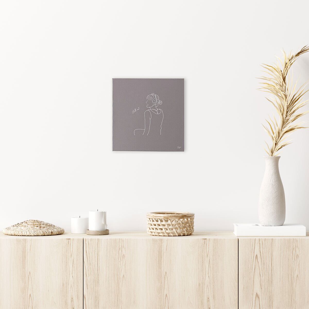 mページ　似顔絵オーダーメイド Canvas/M] オーダーメイド似顔絵アートMediumサイズ / 7 Colors | Rfor