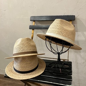 PATTERN JUTE MIDDLE BRIM FEDORA