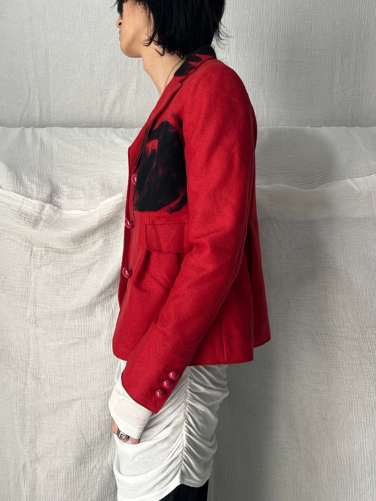 "MOSCHINO" Rose Motif Jacket