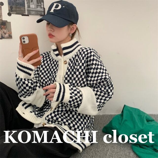 【送料無料】 チェック ハイネック ガーディガン バイカラー アシンメトリー 韓国 レディース オルチャン ショート丈 長袖 切り替えデザイン ドッキング ボタン かわいい 大人可愛い カジュアル おしゃれ こなれ感 ラブリー キュート 個性的 クール 存在感 抜け感 かっこいい オトナ女子 チェック柄 格子柄 秋 冬 休日 旅行 ショッピング カフェ 着回し 普段使い 重ね着 暖かい 防寒 体型カバー トレンド 流行 インスタ映え S M L XL ブラック モノトーン