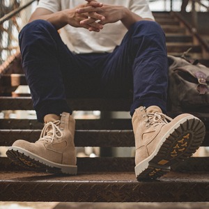 Sand Suede Lace-Up Boots / サンド スエード レースアップ ブーツ