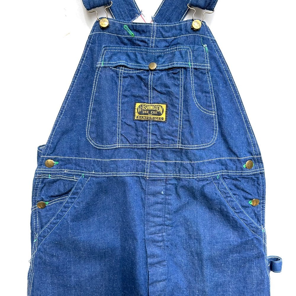 WASHINGTON DEE CEE] Vintage low back denim overalls [1960s