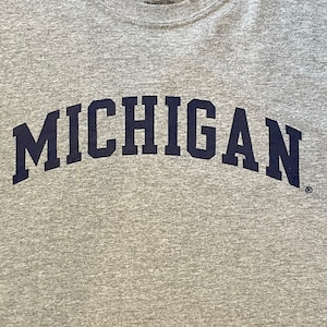 【GILDAN】カレッジ ミシガン大学 Michigan Tシャツアーチロゴ 2XL US古着