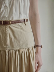Noisette Yoke Gathered Skirt F0722