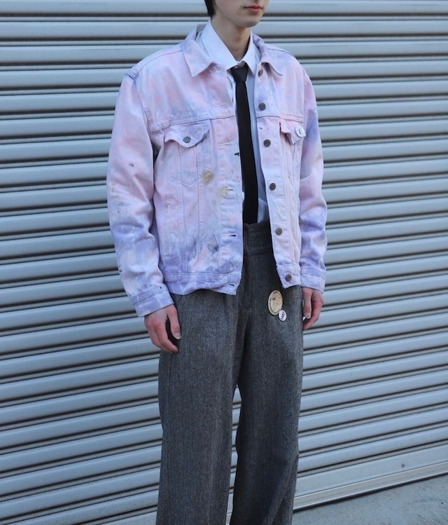 Levi's tie dye dyeing Denim Jacket