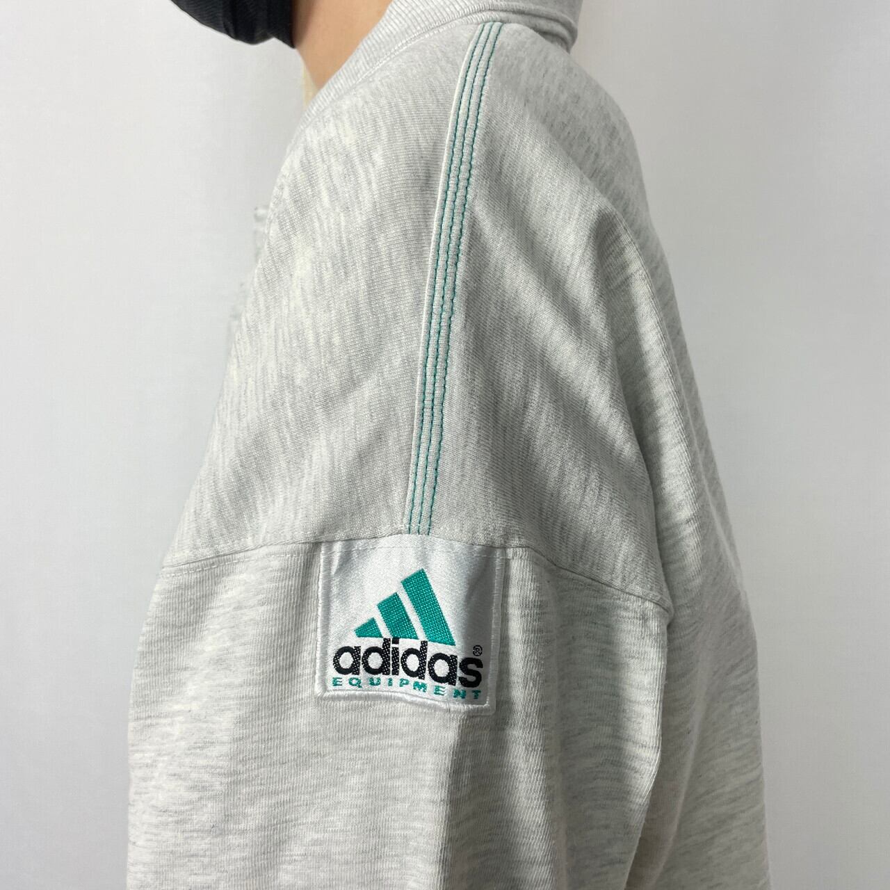 90年代 adidas EQUIPMENT アディダス ポロシャツ メンズXL 古着 90s