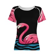 Women's All-Over Print T shirt Swim 4512