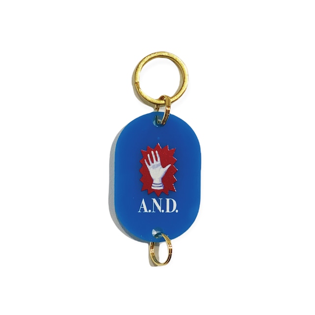 A.N.D. × Tatsuya Hirayama KEYRING / LIGHT BLUE