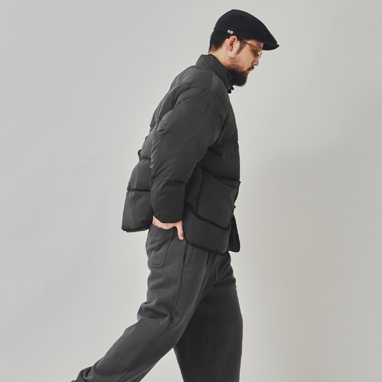 GONG パフチャイナダウンジャケット K5515 - 2