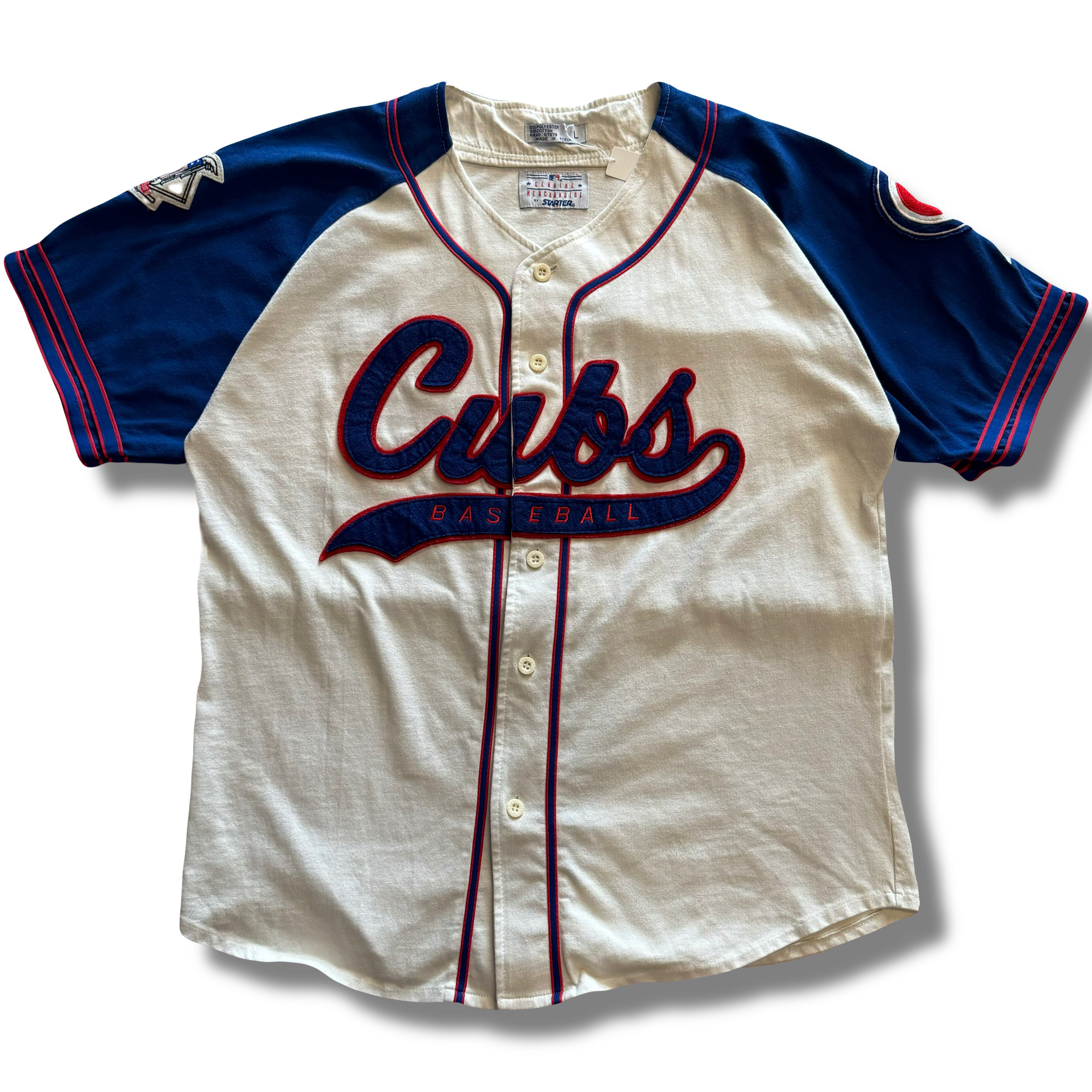 90s STARTER シカゴ・カブス ベースボールシャツ | RIDDLE clothing 90s STARTER シカゴ・カブス ベースボールシャツ | RIDDLE clothing