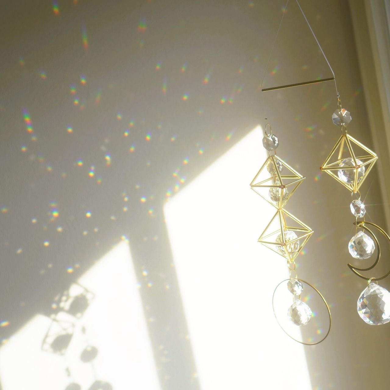 Libra S - Golden Moonlight / リブラ / Light Healing Crystal Suncatcher