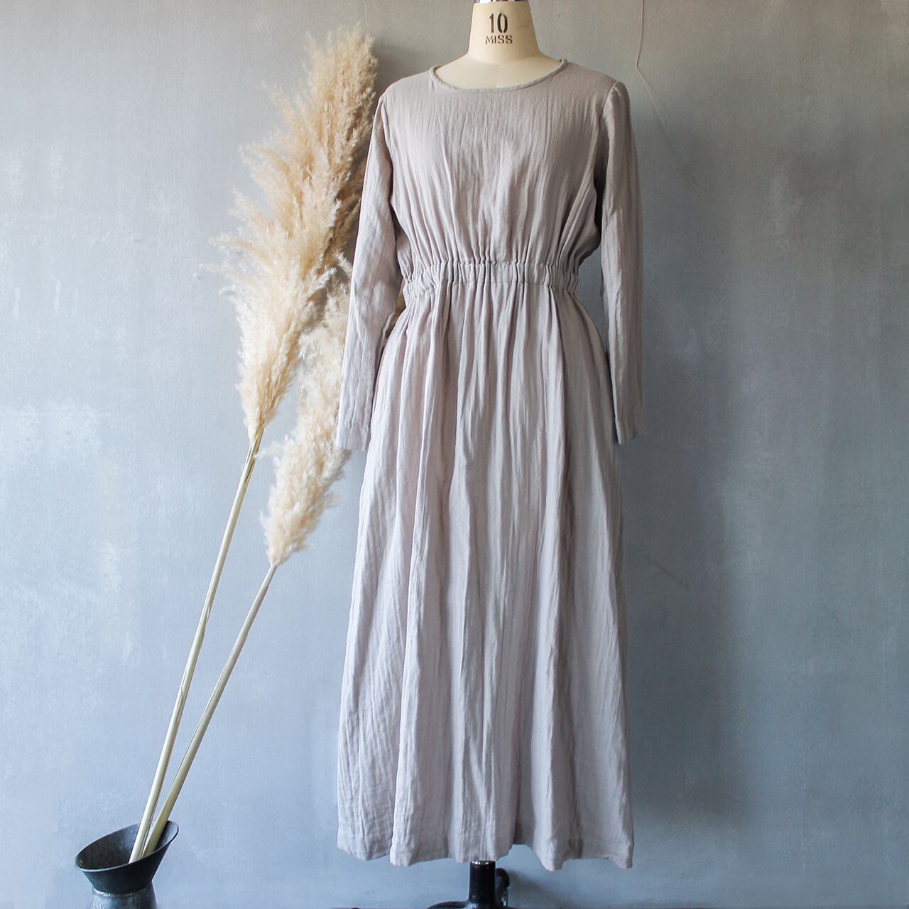 Cotton Linen Relax Dress - ロングワンピース