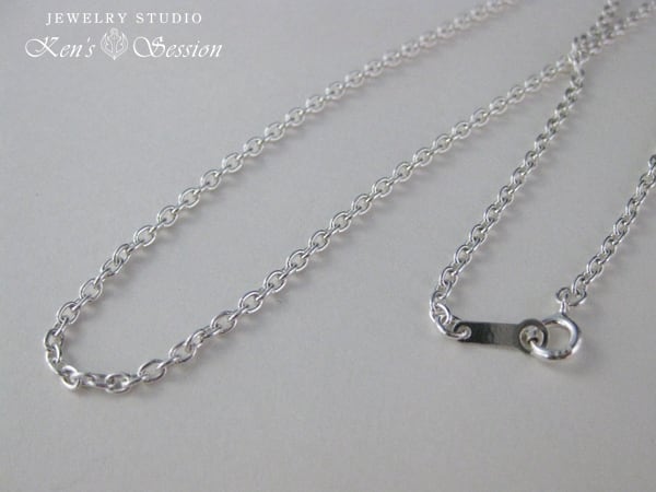 あずきチェーン（0.6mm50cm）ネックレス | ジュエリー工房ケンズ