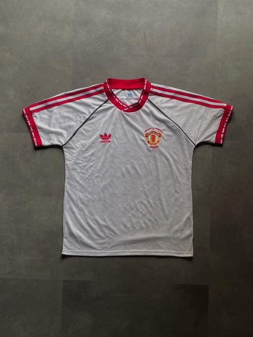 adidas Manchester United ゲームシャツ ユニフォーム 2XL 白×赤 欧州カップウィナーズカップ 1991
