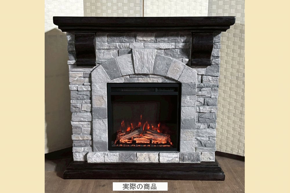 アウトレット157 / 18インチ 電気暖炉 パイオニア Ⅱ グレーストーン / サンプル品として先行入荷品 / ロイドグランデ / 送料、開梱・設置無料 / LLOYD GRANDE / ハイグレード電気暖炉シリーズ
